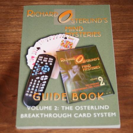 Mind Mysteries Guide Book Vol. 2: The Breakthrough Card System by Richard Osterlind - Click Image to Close